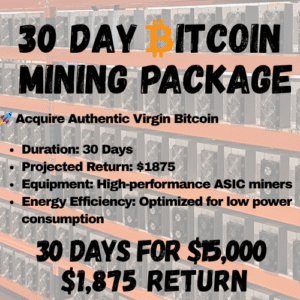 30 Days Bitcoin Mining