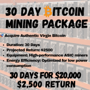 30 Days Bitcoin Mining